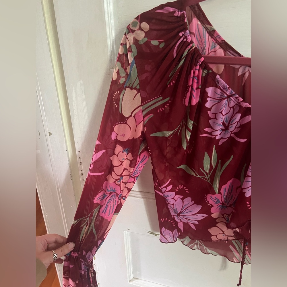 Free People Piece of Paradise Blouse - Picture 9 of 10